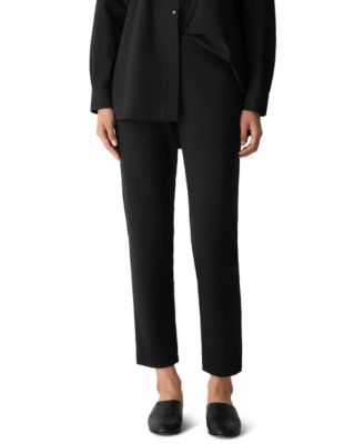 Eileen Fisher - Women's High-Waist Ankle Length Pants