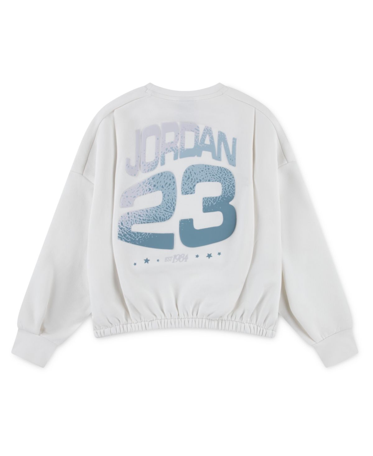 Jordan Girls 7-16 Jumpman Club Crewneck Pleated Top In White