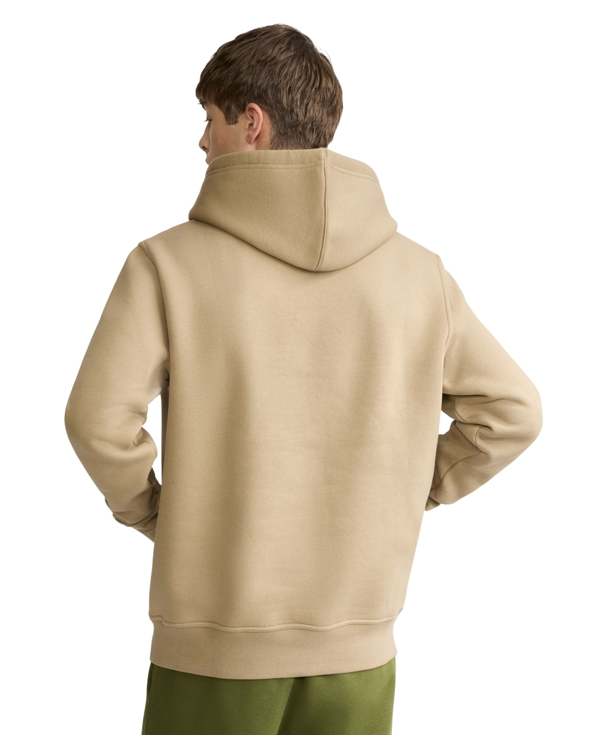 Champion Powerblend Hoodie, Tonal Script Logo In Brown