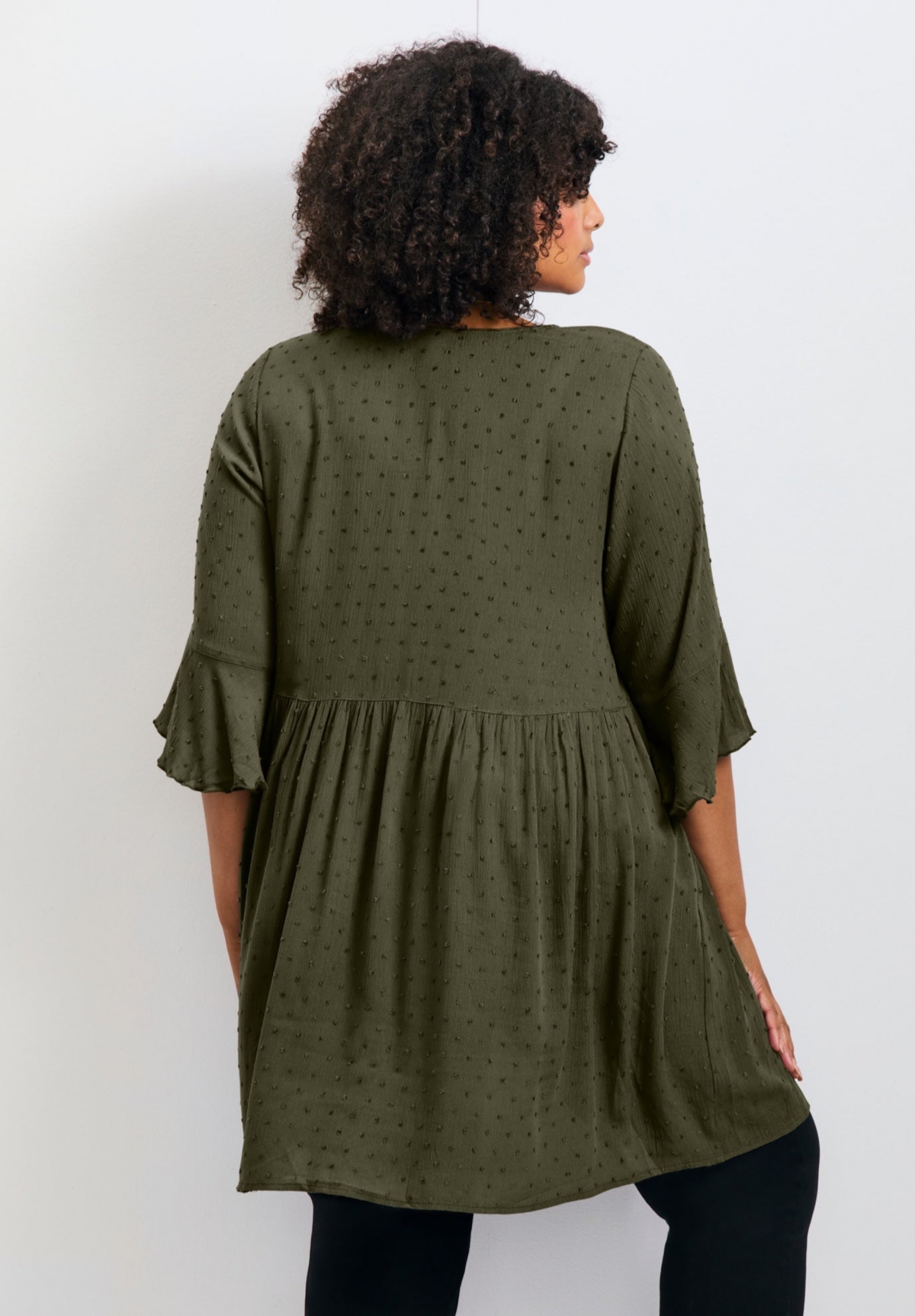 Avenue Women's Plus Veronica Dobby Tunic