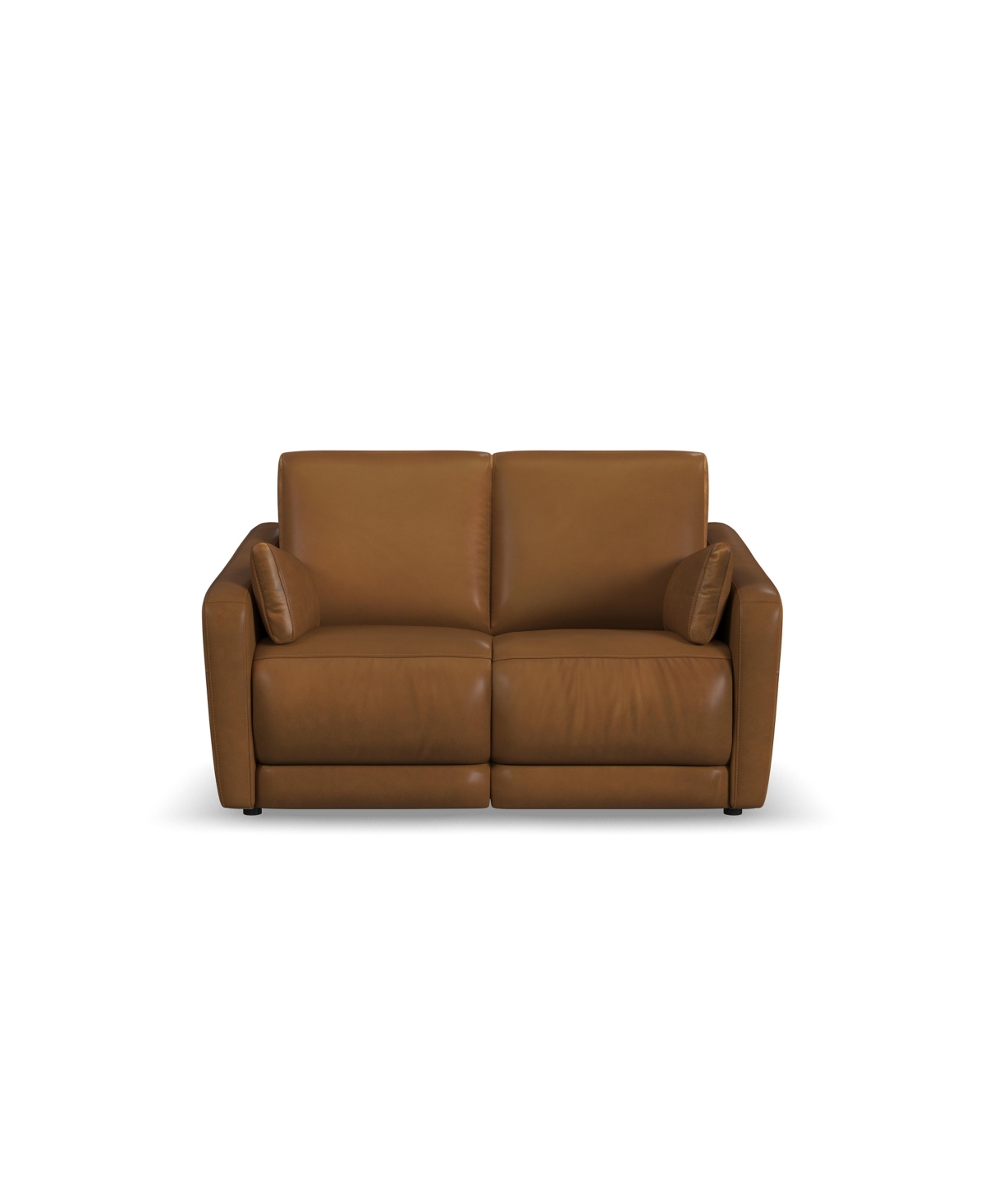 Flexsteel 62" Leather Brinley Inclining Loveseat