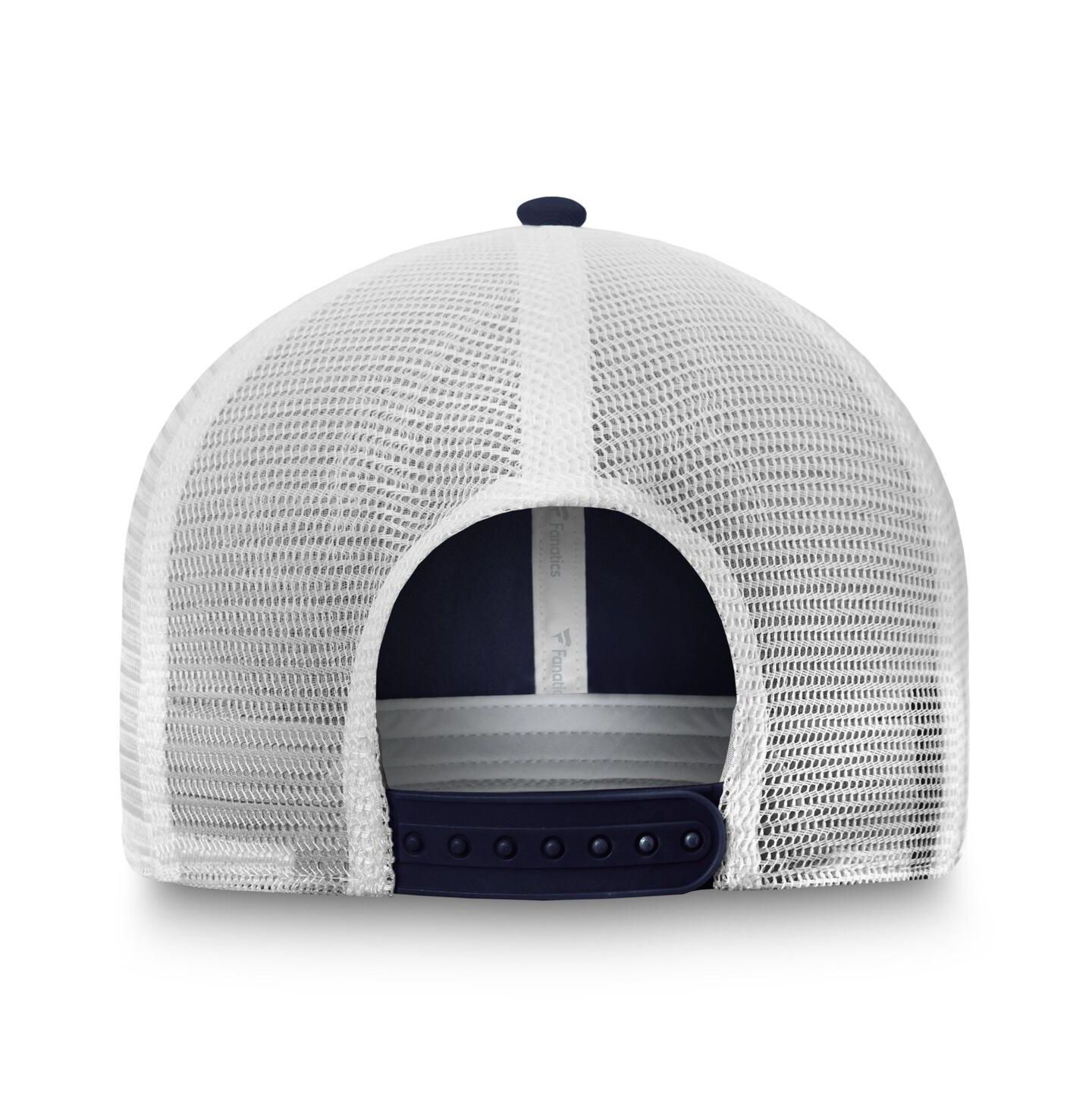 Мужская кепка Fanatics Navy/White Colorado Avalanche Core Primary Logo Trucker Adjustable Hat — фото 4