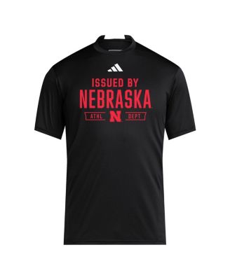 Men's Black Nebraska Huskers 2025 Training Performance Team T-Shirt