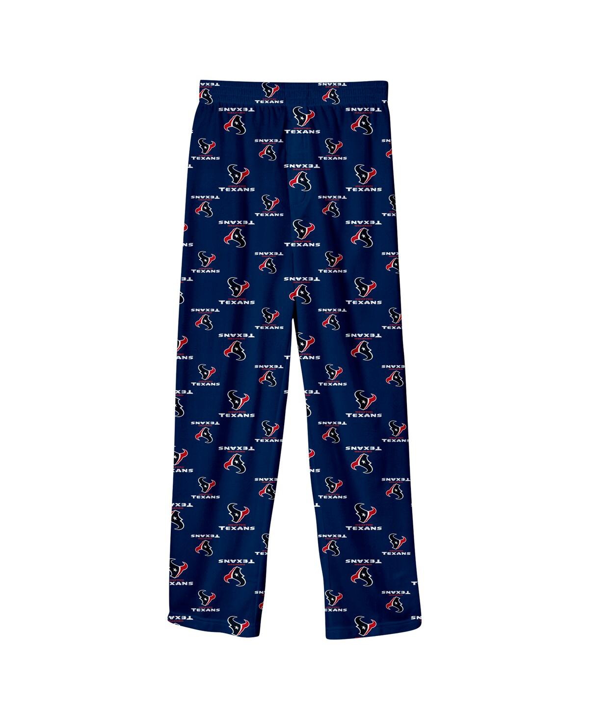 Outerstuff Big Boys and Girls Navy Houston Texans Printed Pajama Pants