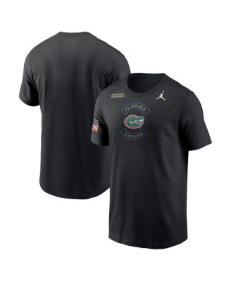 Jordan - Men's Black Florida Gators 2025 Military Appreciation Dri-FIT T-Shirt