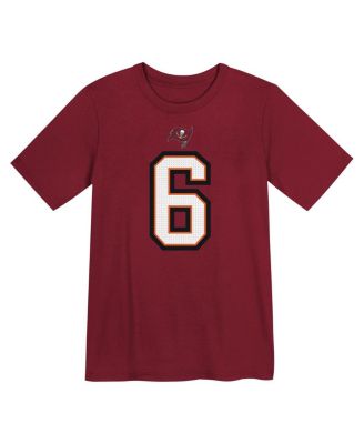 Preschool Baker Mayfield Red Tampa Bay Buccaneers Player Name Number T-Shirt