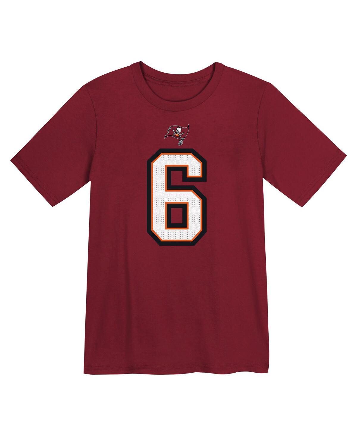 Nike Preschool Baker Mayfield Red Tampa Bay Buccaneers Player Name Number T-Shirt