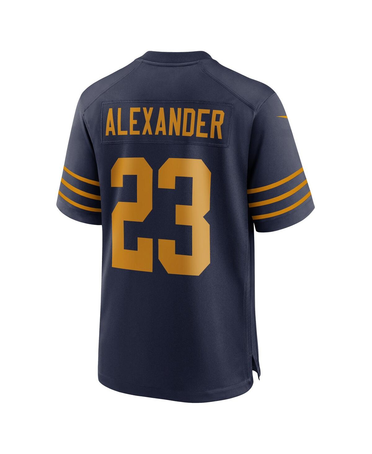 Nike Men's Jaire Alexander Navy Green Bay Packers Alternate Game Jersey