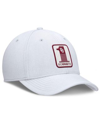 Men's White Oklahoma Sooners Rise Academic Dri-FIT Flex Hat