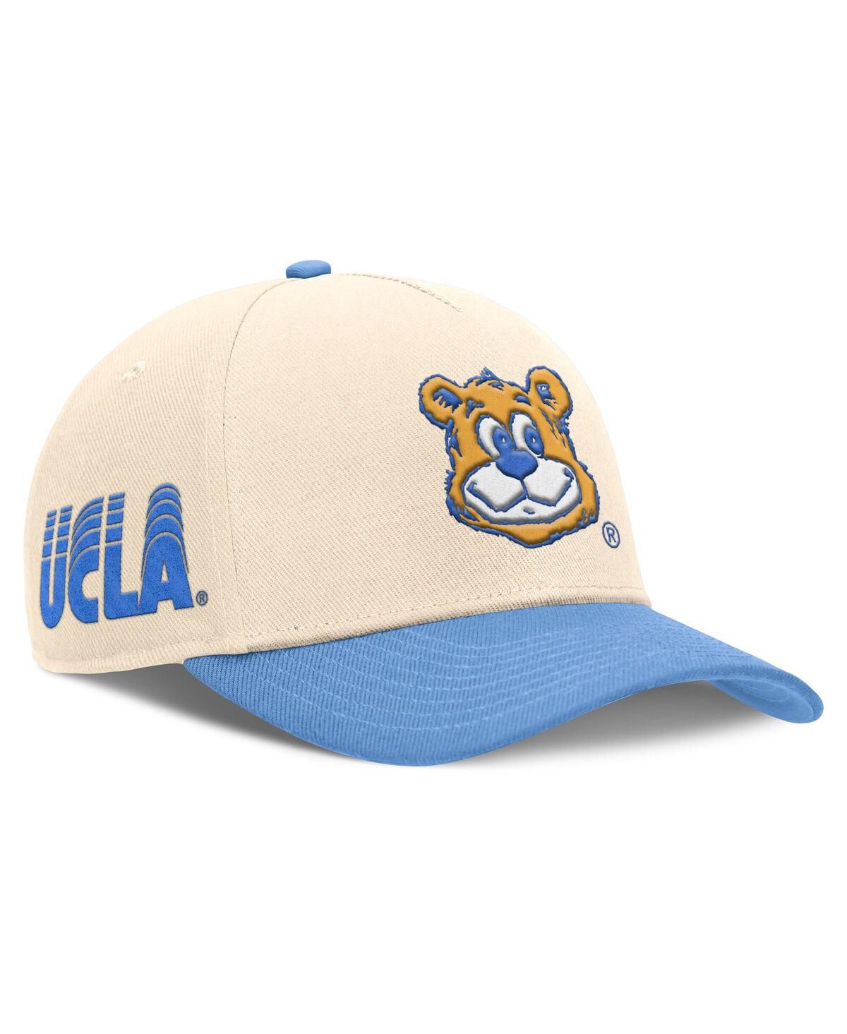 Мужская натуральная/синяя шапка с регулируемой посадкой UCLA Bruins Academic Rise Dri-FIT