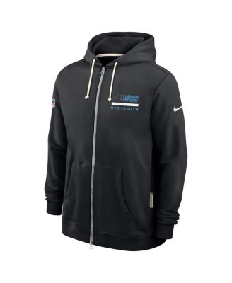 Men's Black Carolina Panthers Sideline Standard Issue Utility Player Dri-FIT Full-Zip Hoodie