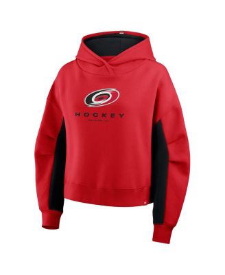 Women's Red Carolina Hurricanes Back Check Boxy Hoodie