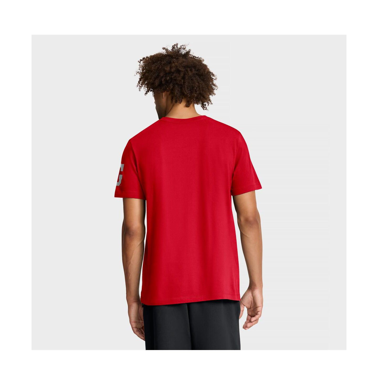 Мужская футболка Nike Red Georgia Bulldogs Legacy Arch — фото 2