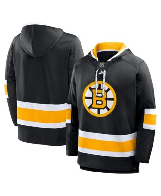 Fanatics - Men's Black Boston Bruins Prime Time Fleece Hoodie