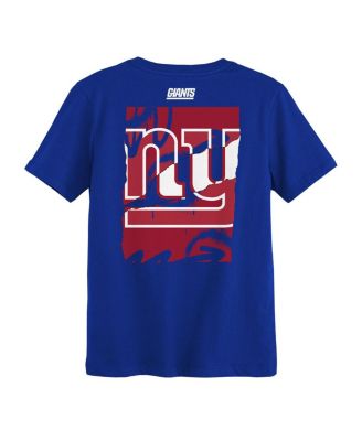 Preschool Royal New York Giants Posterize T-Shirt