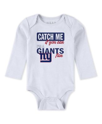 Baby Boys and Girls Newborn 3-Piece New York Giants Turn Me Around Bodysuits and Pant Set