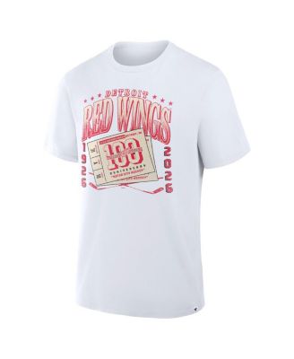 Men's White Detroit Red Wings Centennial Legacy T-Shirt