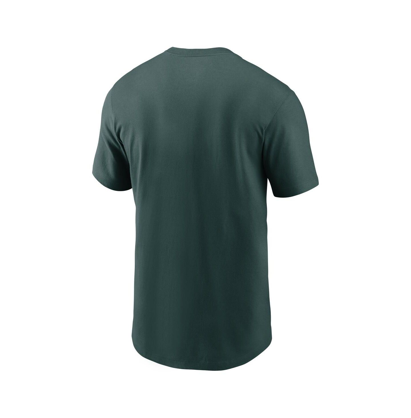 Мужская футболка Nike Green Michigan State Spartans Hockey Sparty Sport — фото 3