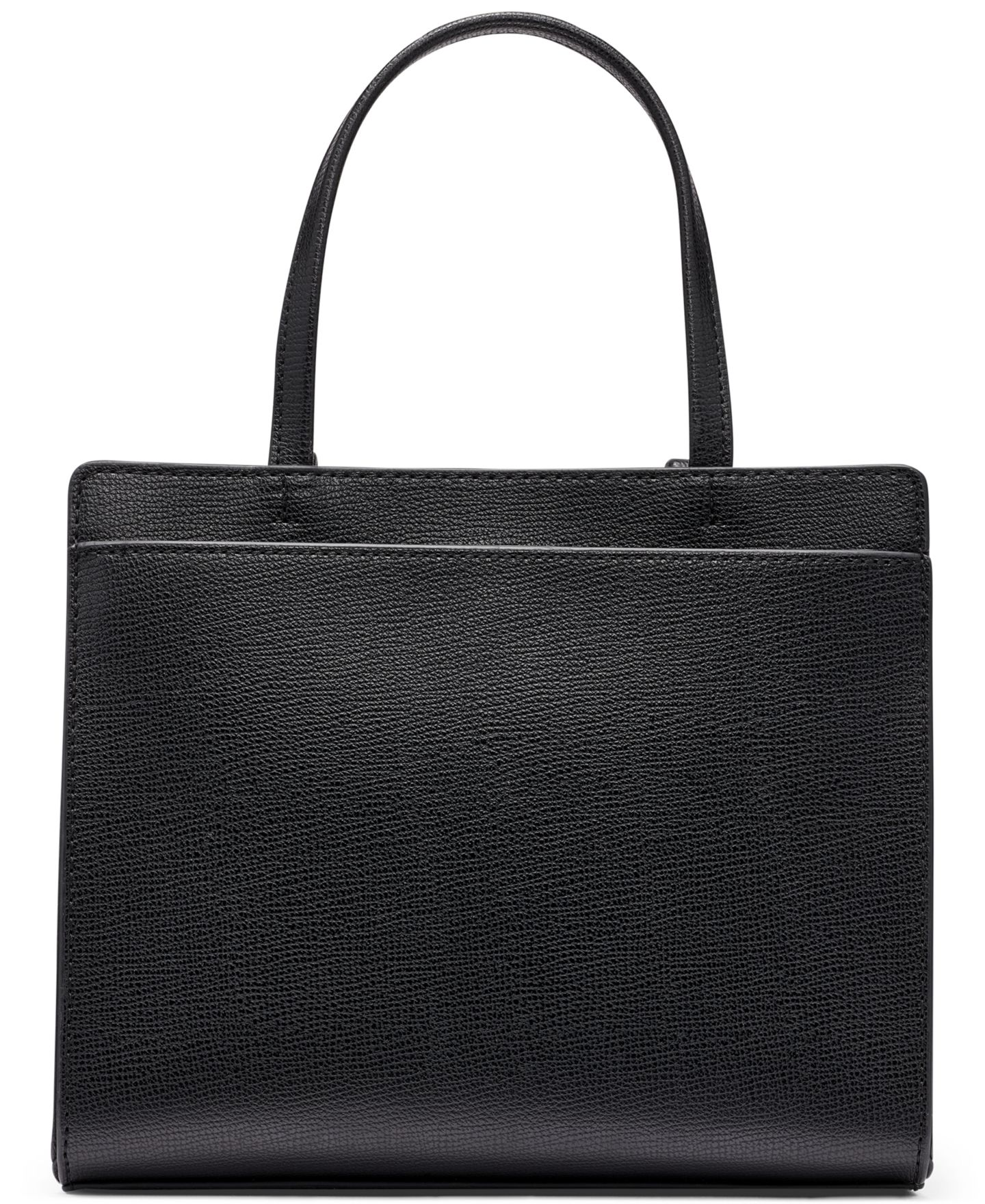 Женская сумка KARL LAGERFELD PARIS Maybelle Zip-Top Small Satchel Handbag, цвет: Чёрный / Золотой — фото 2