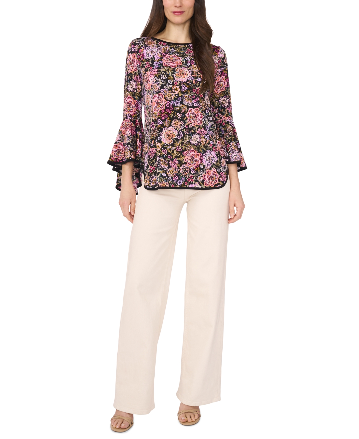 Sam & Jess Women's Bell-Sleeve Top