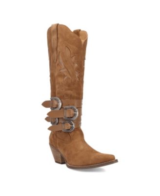 Women's Buck Wild  Suede Leather  Western Style Boot