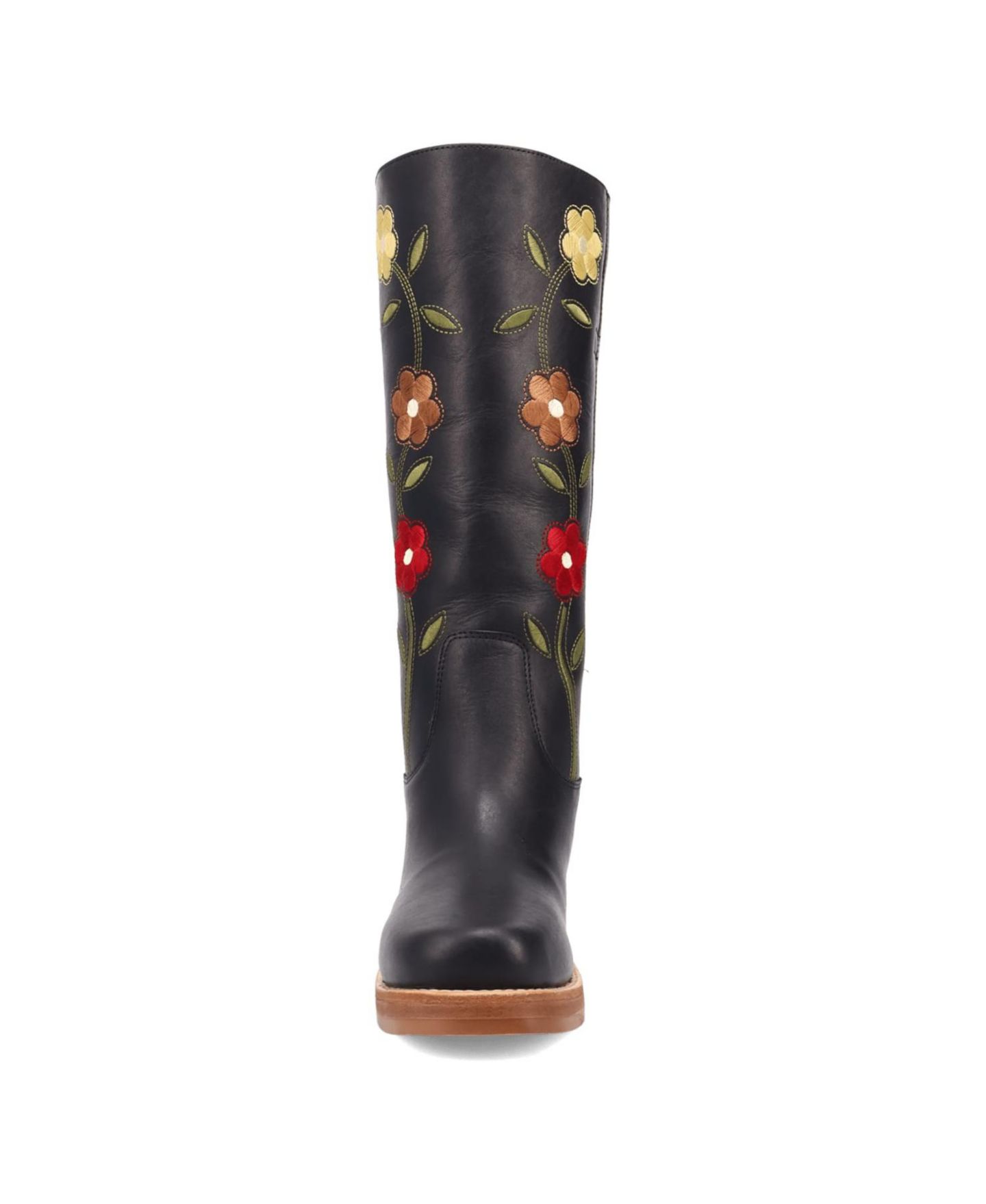 Женские ботинки Dingo Bloom Leather Boot, цвет: Чёрный — фото 5