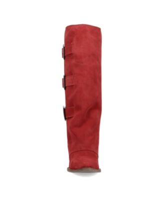 Women's Buckle Bunny Suede Leather Boot