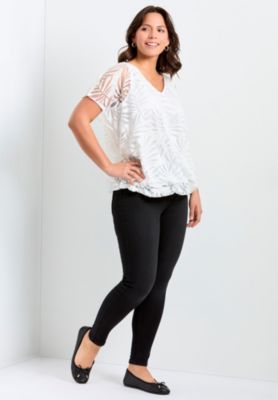 Women's Plus Size Elora Burnout Top