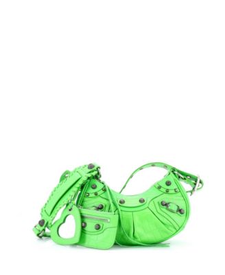 XS Le Cagole Giant Studs Shoulder Bag Leather