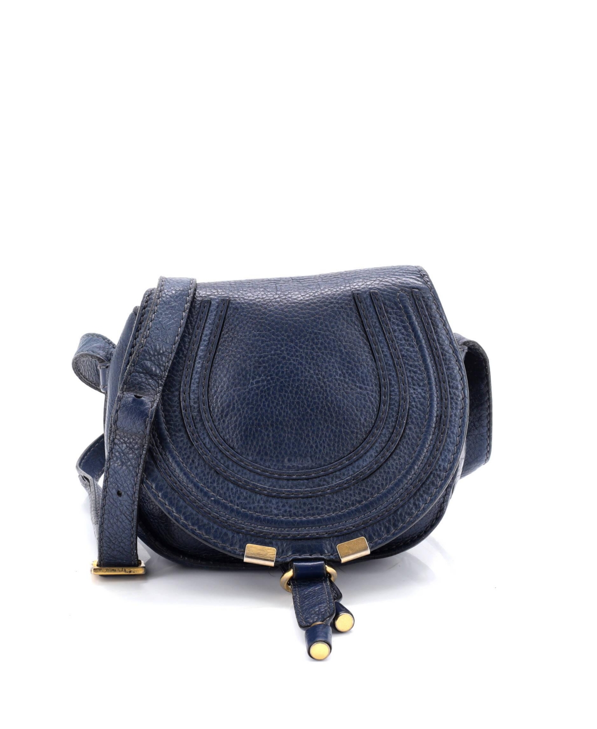 Pre-Owned Chloe Mini Marcie Crossbody Bag Leather