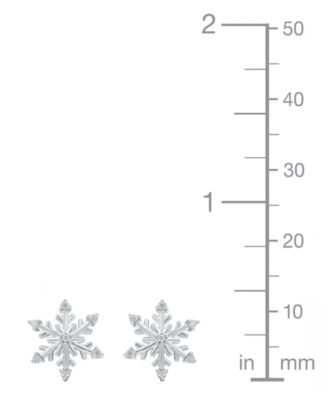 Diamond Earrings (1/10 ct. t.w.) in Sterling Silver