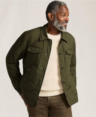 Men's Quilted Insulated Shirt Jacket