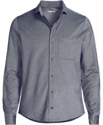 Men's Long Sleeve Knit Travel Kit Oxford Shirt