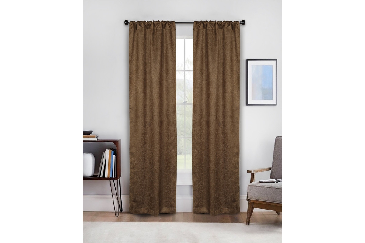 Superior Senna Textured Blackout Curtain Set of 2 Panels