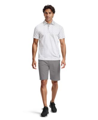 Men's All-Over Batik Geometric-Print Short-Sleeve Golf Polo Shirt
