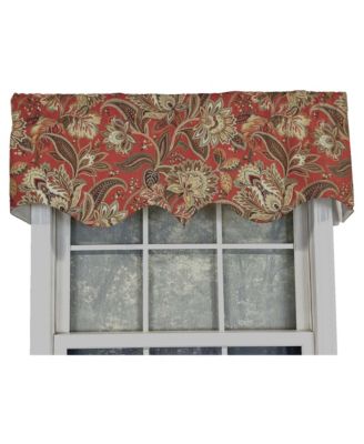 Valdosta Regal Style 3" Rod Pocket Valance 50" x 17" Pompeii by RLF Home