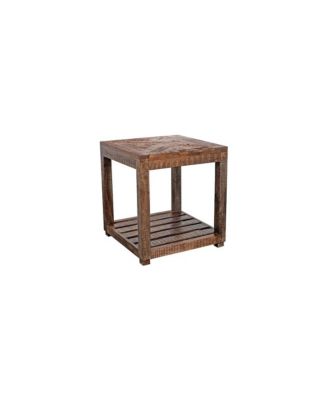 Gunnison Solid  Wood End Table, Brown