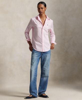 Women's Classic-Fit Cotton Twill Shirt