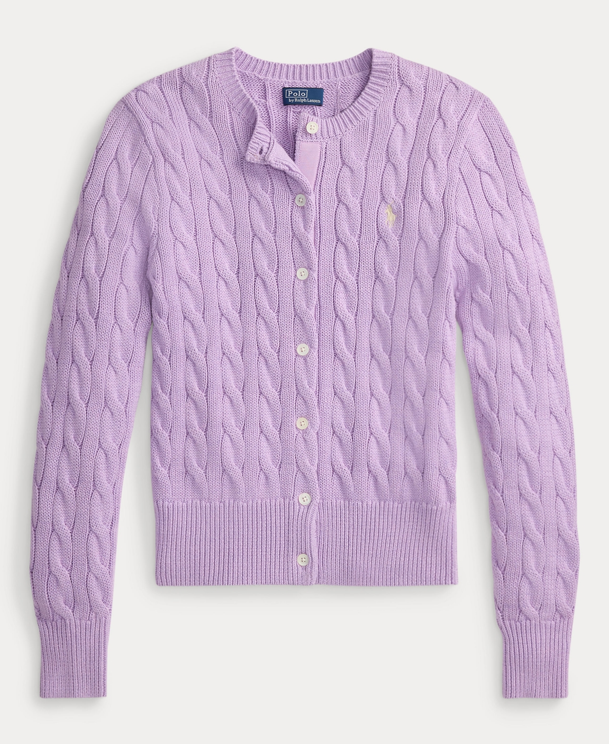 Polo Ralph Lauren Women's Cable-Knit Crewneck Cardigan
