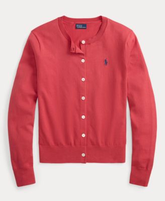 Women's Crewneck Button-Up Cardigan