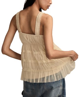 Women's Tiered Sleeveless Tank Top