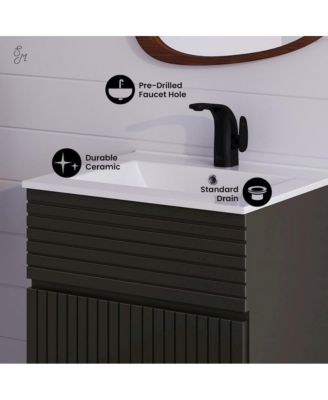 Bernay 24" Bathroom Vanity in Cedar Gray