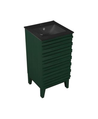 Cascade 18" MDF Freestanding Bathroom Vanity with Sink Top