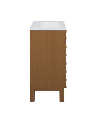 Cascade 24 in. Bathroom Vanity, 3-Hole Ceramic Sink Top