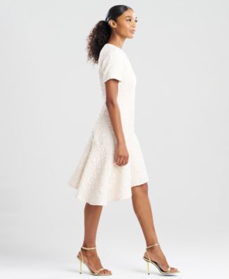 Women's Pebbled Short-Sleeve Dress
