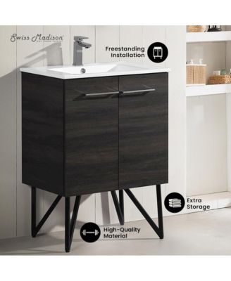 Annecy 24" Freestanding Bathroom Vanity with Sink Top
