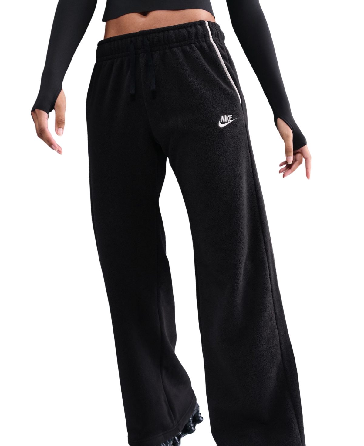 Nike Women's Sportswear Club Mid-Rise Wide-Leg Pants