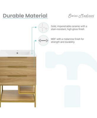 Carre 24" Freestanding Bathroom Vanity