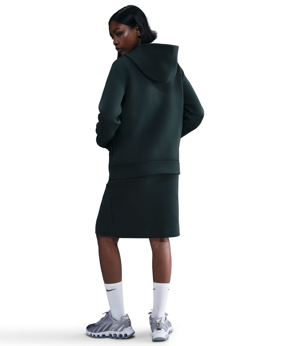 Nike Sportswear Women's Tech Fleece Pullover Hoodie In Green