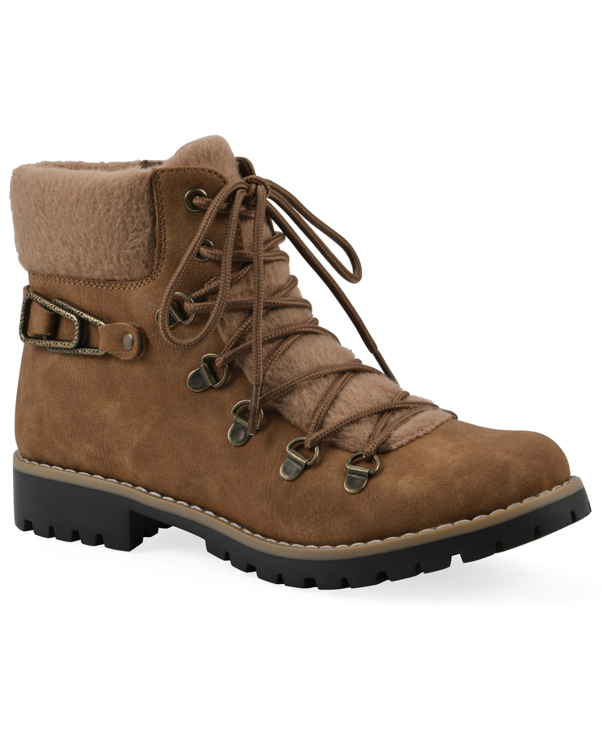 Cliffs By White Mountain Women's Pioneer Lace-up Booties In Brown